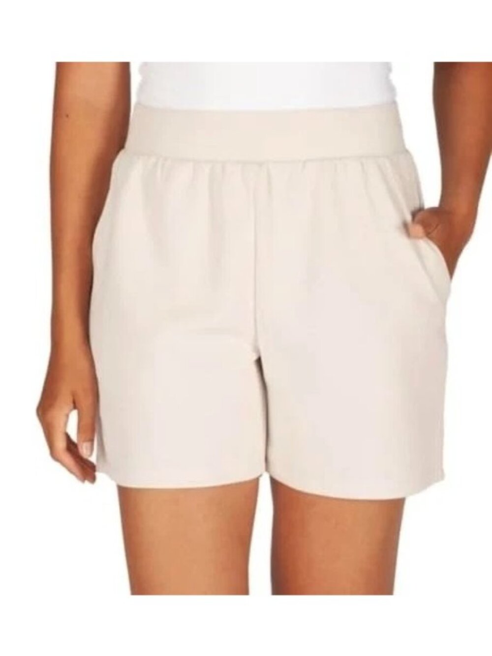 Lazypants Womens XL Yellow Relaxed Shorts With 5-Inch Inseam